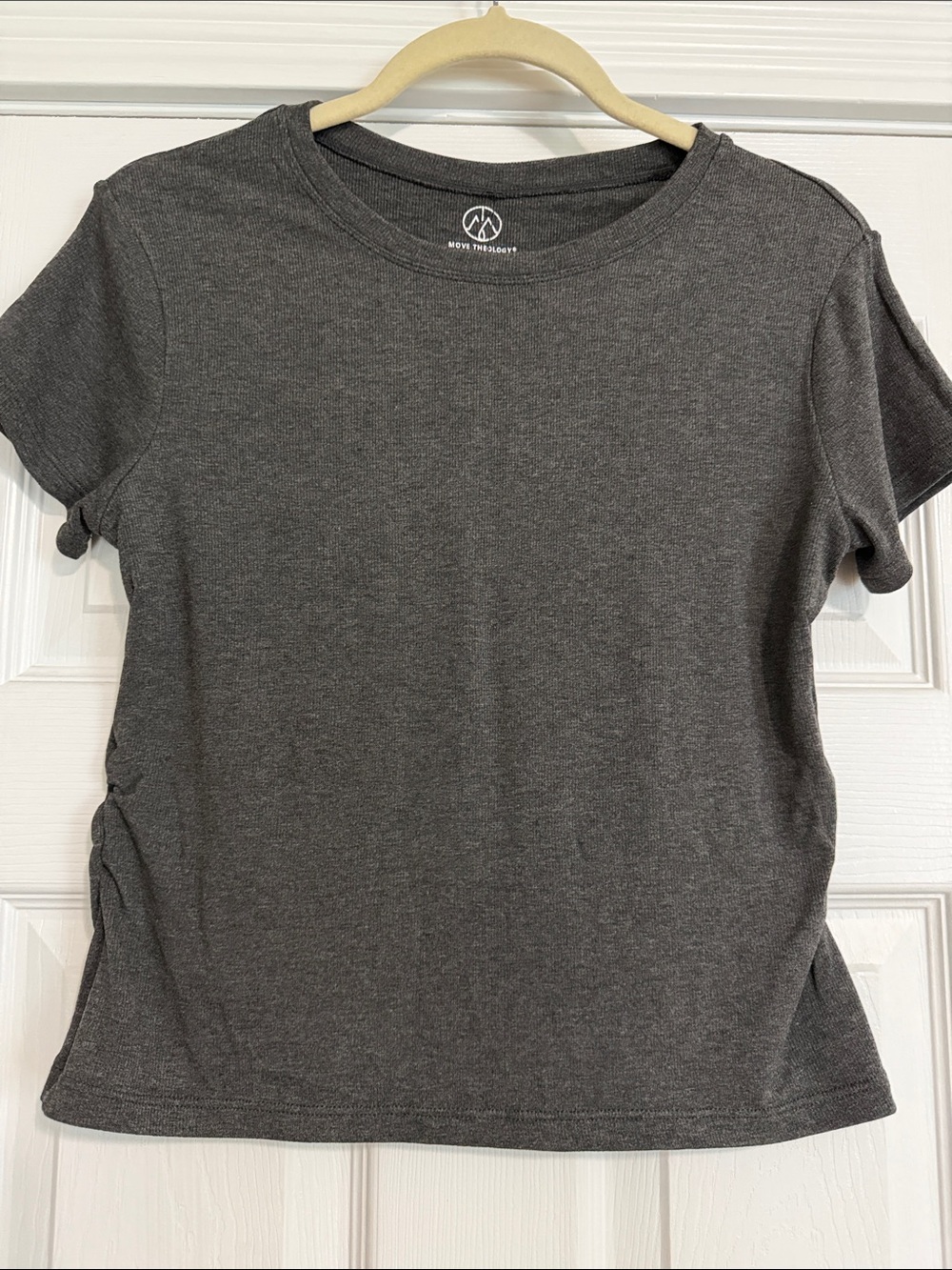 Move theology side cinched milly Tee
